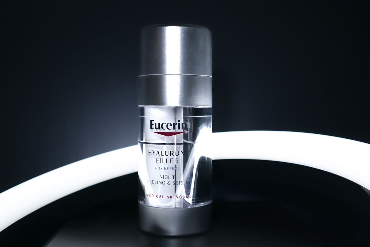 Skincare ingredients and components demonstration